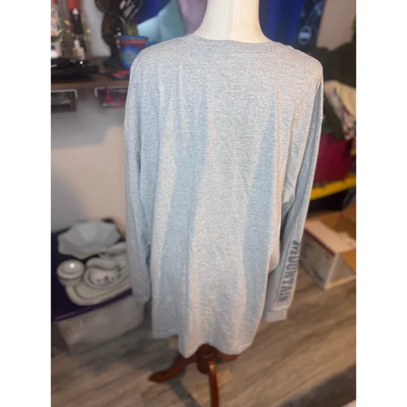 Carhartt long sleeve shirt 2XL gray logo - Picture 6 of 9